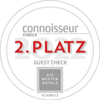 Logo connoisseur circle 2. Platz Guest Check Die besten Hotels Schweiz 2022